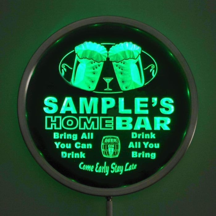 Personalized Home Bar LED Light Sign - Way Up Gifts