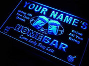Personalized Home Bar LED Light Sign - LED Gift Works