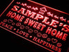 Personalized Home Sweet Home LED Light Sign - Way Up Gifts