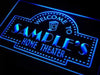Personalized Home Theater LED Light Sign - Way Up Gifts