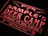 Personalized Hunting Deer Camp LED Light Sign - Way Up Gifts