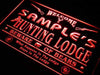 Personalized Hunting Lodge LED Light Sign - Way Up Gifts