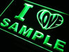 Personalized I Love... LED Light Sign - Way Up Gifts