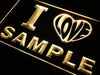 Personalized I Love... LED Light Sign - Way Up Gifts