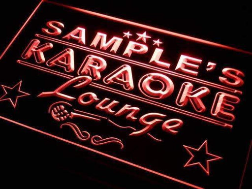 Personalized Karaoke Lounge LED Light Sign - LED Gift Works