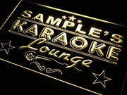 Personalized Karaoke Lounge LED Light Sign - LED Gift Works