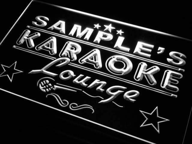Personalized Karaoke Lounge LED Light Sign - LED Gift Works