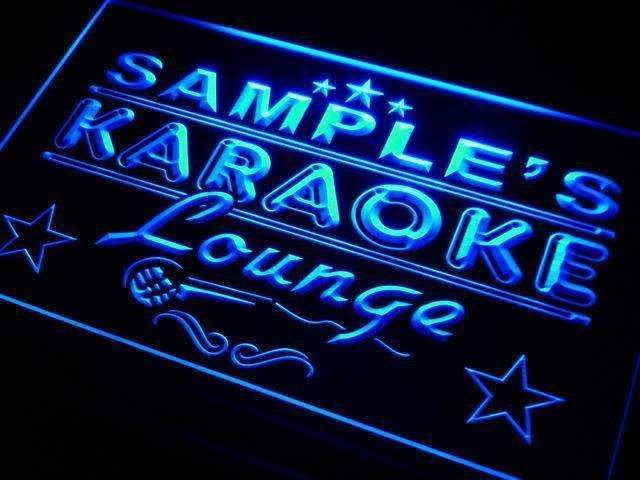 Personalized Karaoke Lounge LED Light Sign - LED Gift Works