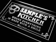 Personalized Kitchen II LED Light Sign - LED Gift Works