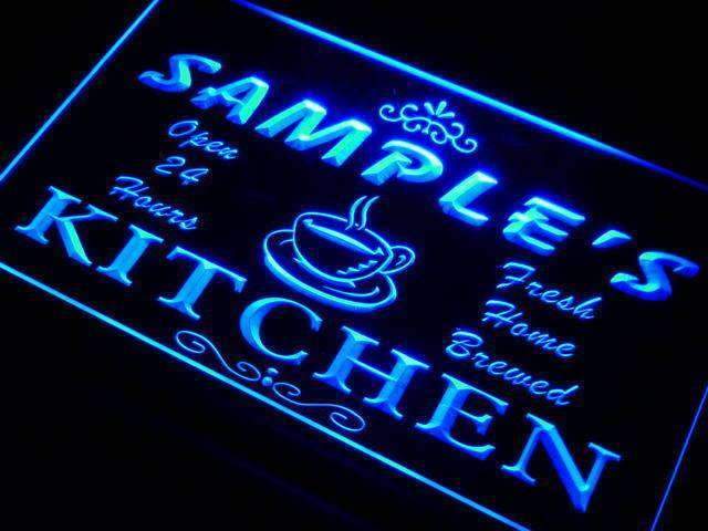Personalized Kitchen LED Light Sign - LED Gift Works