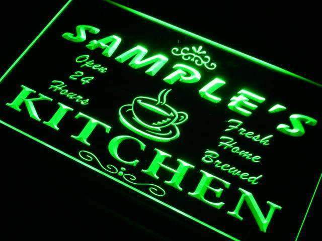 Personalized Kitchen LED Light Sign - LED Gift Works