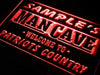 Personalized Man Cave Patriots LED Light Sign - Way Up Gifts