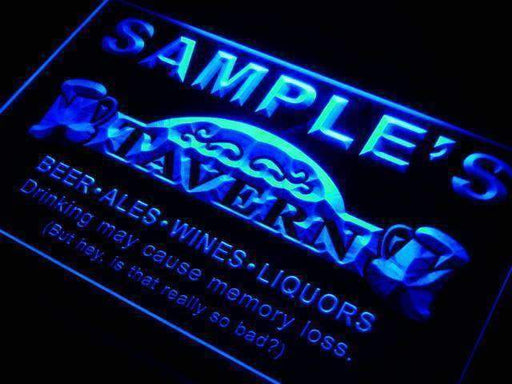 Personalized Man Cave Tavern LED Light Sign - Way Up Gifts