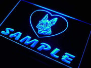 Personalized Name Boston Terrier Dog LED Light Sign - LED Gift Works