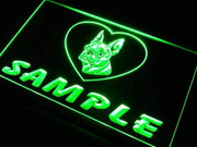 Personalized Name Boston Terrier Dog LED Light Sign - LED Gift Works
