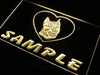 Personalized Name Pit Bull Dog LED Light Sign - Way Up Gifts