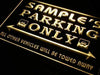 Personalized Parking Only LED Light Sign - Way Up Gifts