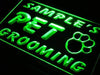 Personalized Pet Grooming LED Light Sign - Way Up Gifts
