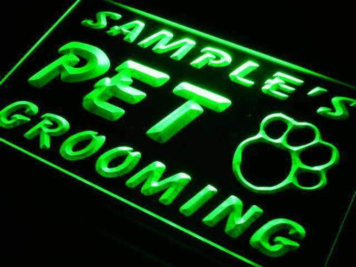Personalized Pet Grooming LED Light Sign - Way Up Gifts