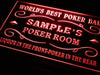 Personalized Poker Bar Room LED Light Sign - Way Up Gifts