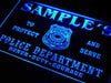 Personalized Police Department LED Light Sign - Way Up Gifts