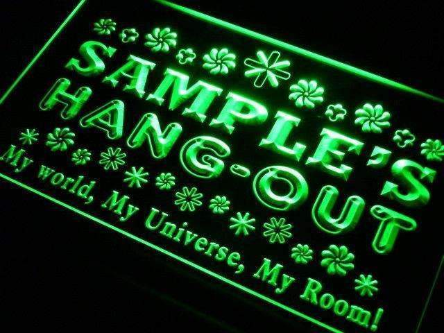 Personalized Princess Girls Room LED Light Sign - Way Up Gifts
