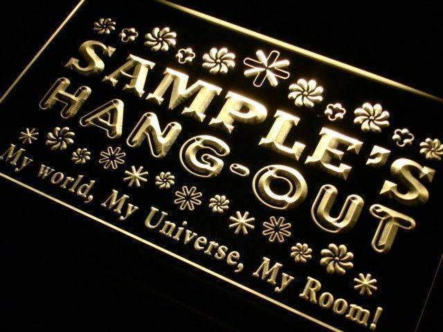Personalized Princess Girls Room LED Light Sign - Way Up Gifts