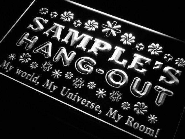 Personalized Princess Girls Room LED Light Sign - Way Up Gifts