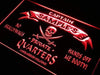 Personalized Private Quarters Pirate LED Light Sign - Way Up Gifts