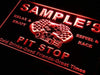Personalized Racing Pit Stop LED Light Sign - Way Up Gifts