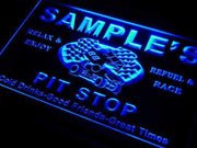 Personalized Racing Pit Stop LED Light Sign - LED Gift Works