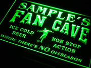 Personalized Soccer Fan Cave LED Light Sign - LED Gift Works
