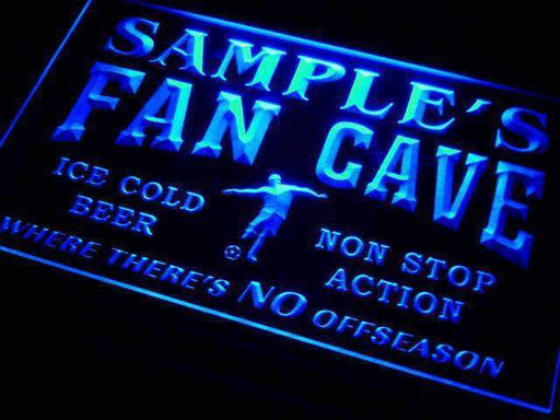 Personalized Soccer Fan Cave LED Light Sign - Way Up Gifts
