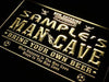 Personalized Soccer Man Cave LED Light Sign - Way Up Gifts