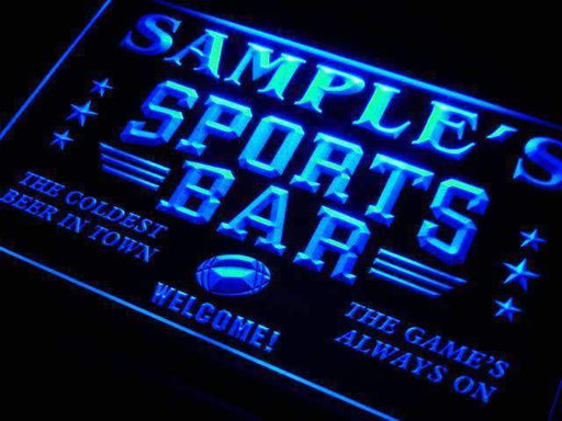 Personalized Sports Bar LED Light Sign - Way Up Gifts