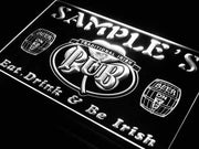 Personalized Traditional Irish Pub LED Light Sign - LED Gift Works