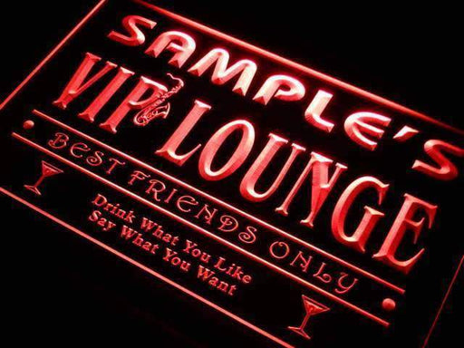 Personalized VIP Lounge LED Light Sign - Way Up Gifts