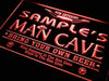 Personalized Western Man Cave LED Light Sign - Way Up Gifts