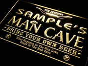 Personalized Western Man Cave LED Light Sign - LED Gift Works