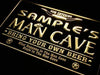 Personalized Western Man Cave LED Light Sign - Way Up Gifts