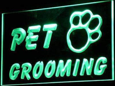 Pet Grooming LED Light Sign - LED Gift Works