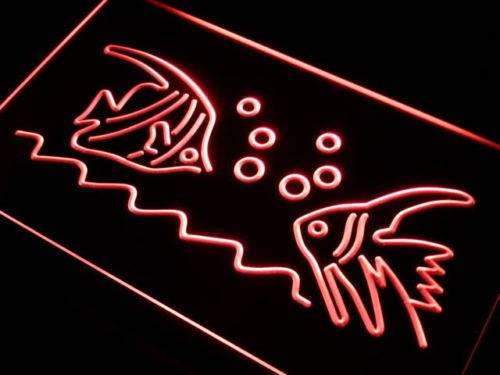 Pet Shop Fish LED Light Sign - Way Up Gifts