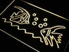 Pet Shop Fish LED Light Sign - Way Up Gifts