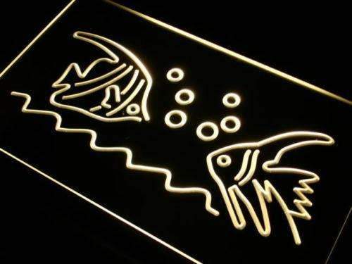 Pet Shop Fish LED Light Sign - Way Up Gifts