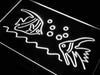 Pet Shop Fish LED Light Sign - Way Up Gifts