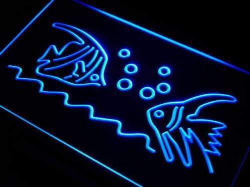 Pet Shop Fish LED Light Sign - Way Up Gifts