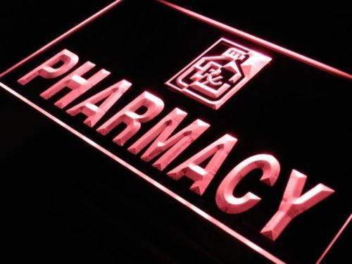 Pharmacy Drug Store LED Light Sign - LED Gift Works