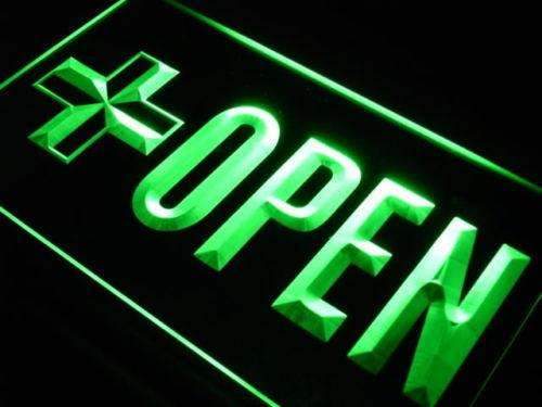 Pharmacy Drug Store Open LED Light Sign - LED Gift Works