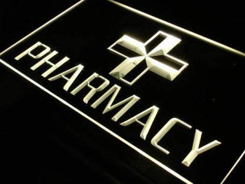 Pharmacy Symbol LED Light Sign - LED Gift Works
