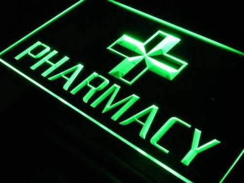 Pharmacy Symbol LED Light Sign - LED Gift Works